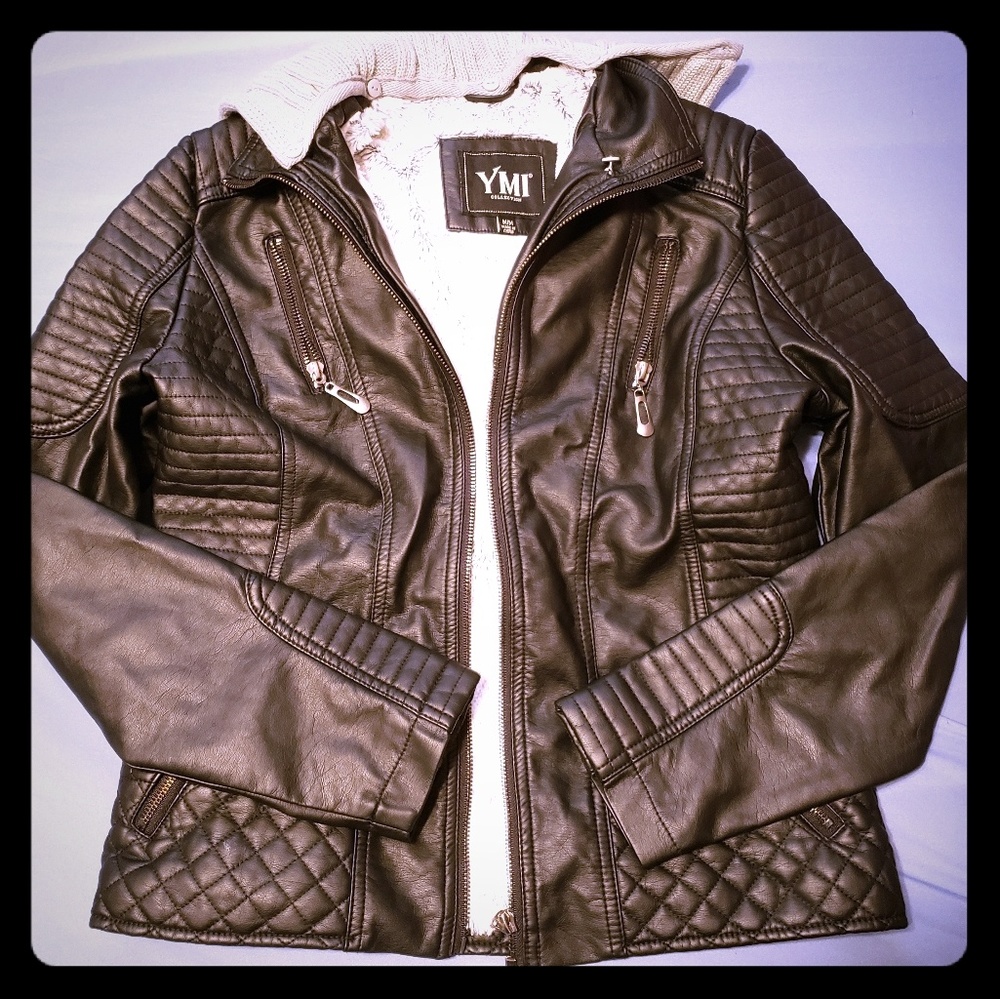 YMI Faux Leather Jacket